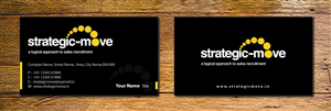 Business Card Design by Sbss for Strategic-Move | Design: #684256