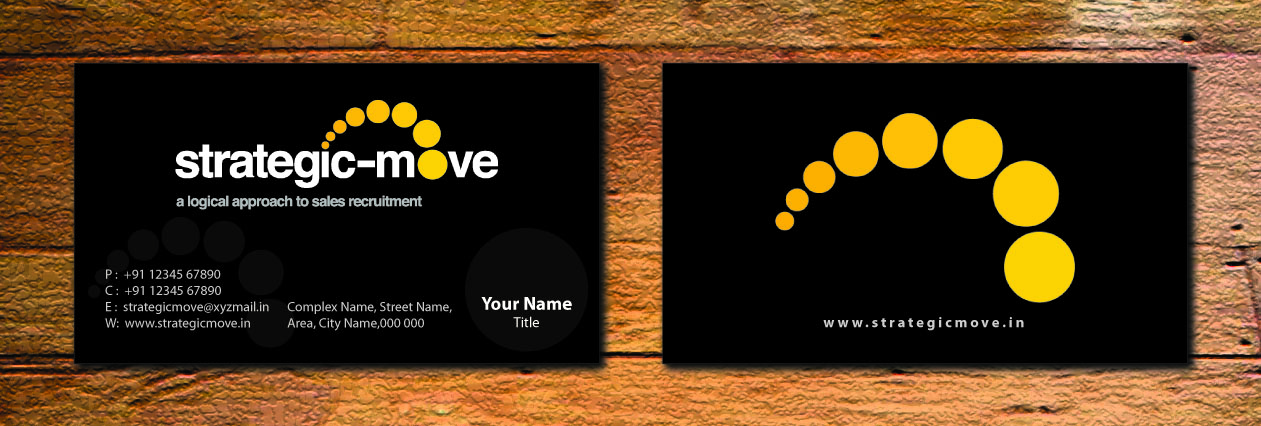 Business Card Design by Sbss for Strategic-Move | Design #684263