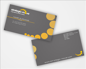 Business Card Design by 34M for Strategic-Move | Design #691148