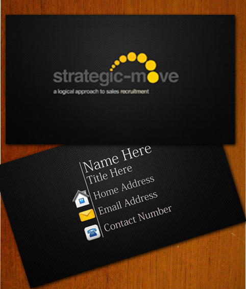 Business Card Design by Madin for Strategic-Move | Design #695857