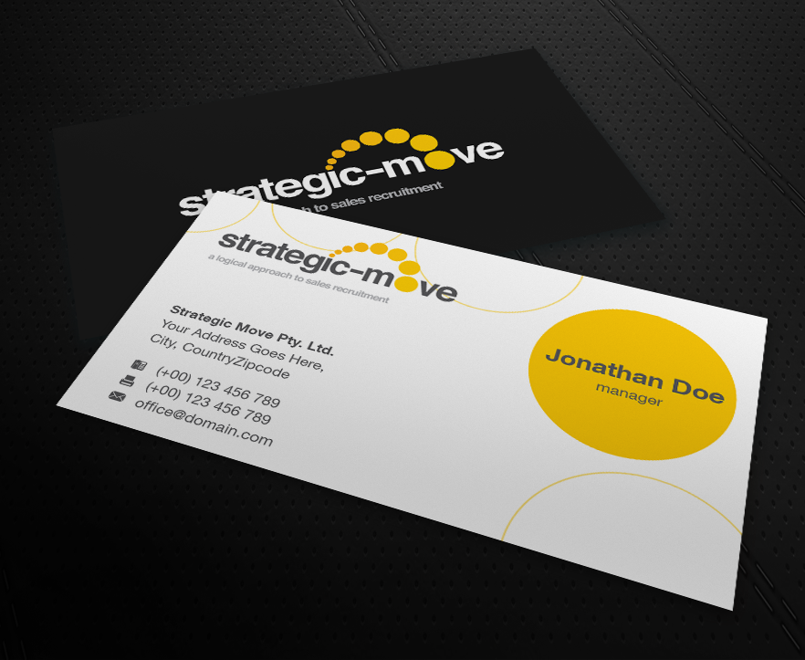 Visitenkarten-Design von MPStudio für Strategic-Move | Design #678194