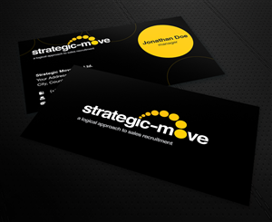 Business Card Design by MPStudio for Strategic-Move | Design: #680882