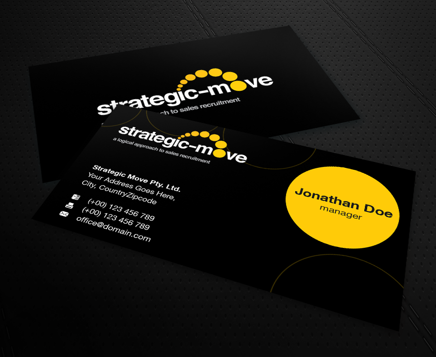 Visitenkarten-Design von MPStudio für Strategic-Move | Design #680883