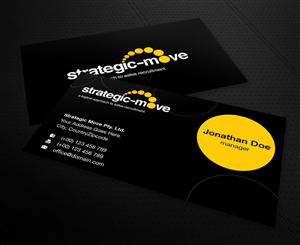 Business Card Design by MPStudio for Strategic-Move | Design: #680883