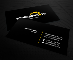 Business Card Design by MPStudio for Strategic-Move | Design: #680892