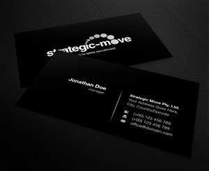 Business Card Design by MPStudio for Strategic-Move | Design: #682666