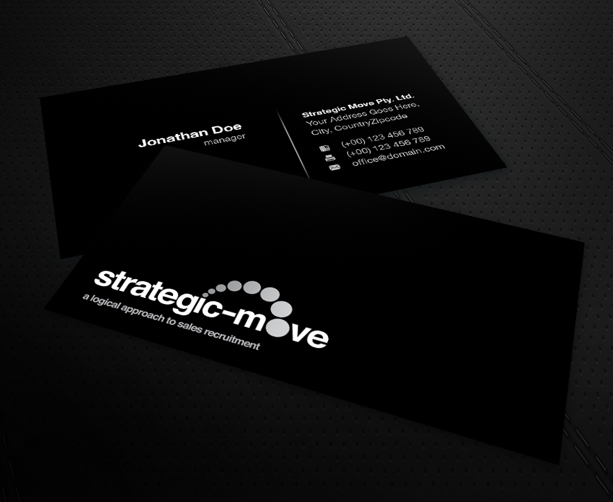 Business Card Design by MPStudio for Strategic-Move | Design #684174