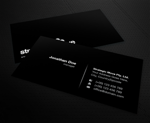 Business Card Design by MPStudio for Strategic-Move | Design: #684179