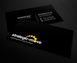 Business Card Design by MPStudio for Strategic-Move | Design: #684291