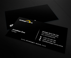 Business Card Design by MPStudio for Strategic-Move | Design: #686410