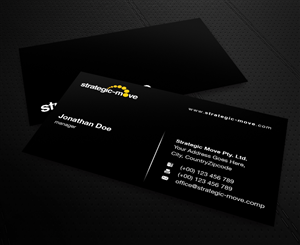 Business Card Design by MPStudio for Strategic-Move | Design: #686655