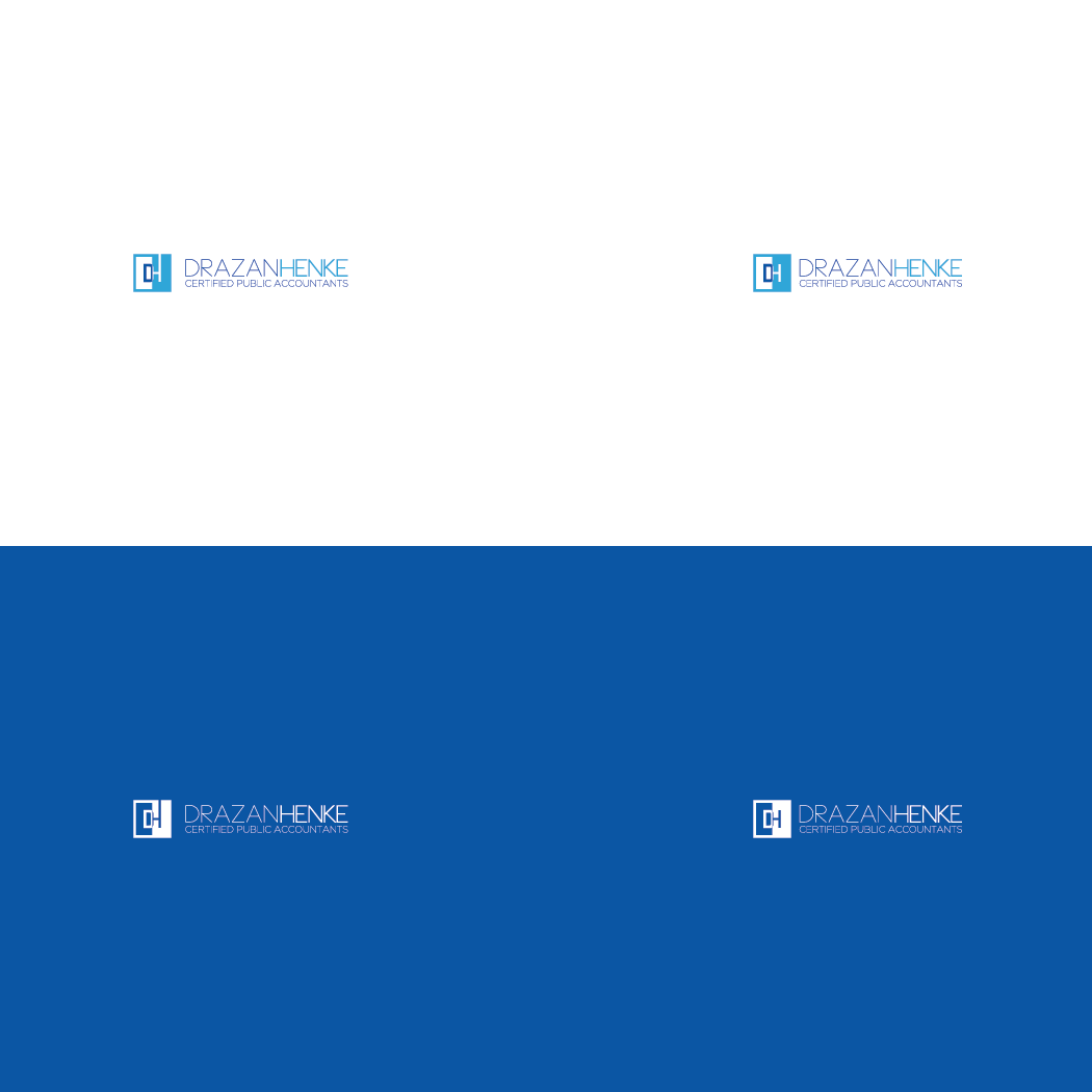 Diseño de Logo por Verified artistry (Design garden) para DrazanHenke Certified Public Accountants | Diseño #19440473