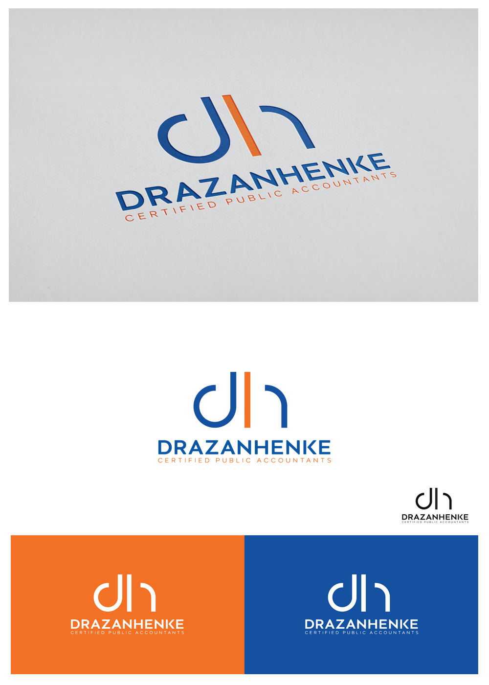 Logo Design by goranvisnjic82 for DrazanHenke Certified Public Accountants | Design #19421953