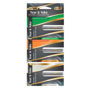Tear & Toke Disposable Marijuana Pipe