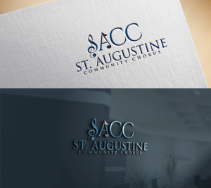 St. Augustine Community Chorus - or SACC - or both | Logo Design by design_ghost 2