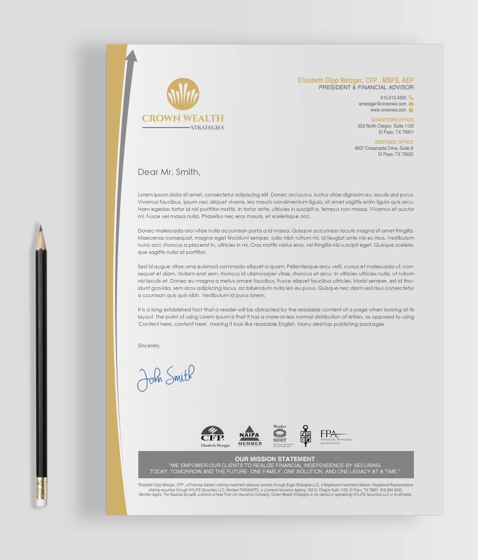 Stationery Design by chandrayaan.creative for this project | Design #19593732