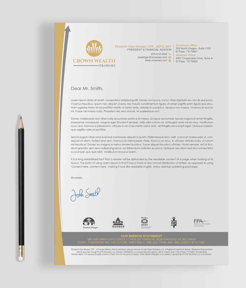 Stationery Design by chandrayaan.creative for this project | Design #19655372