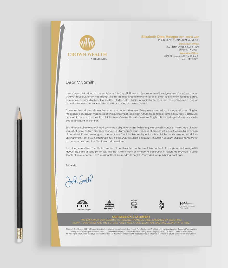 Stationery Design by chandrayaan.creative for this project | Design #19655497