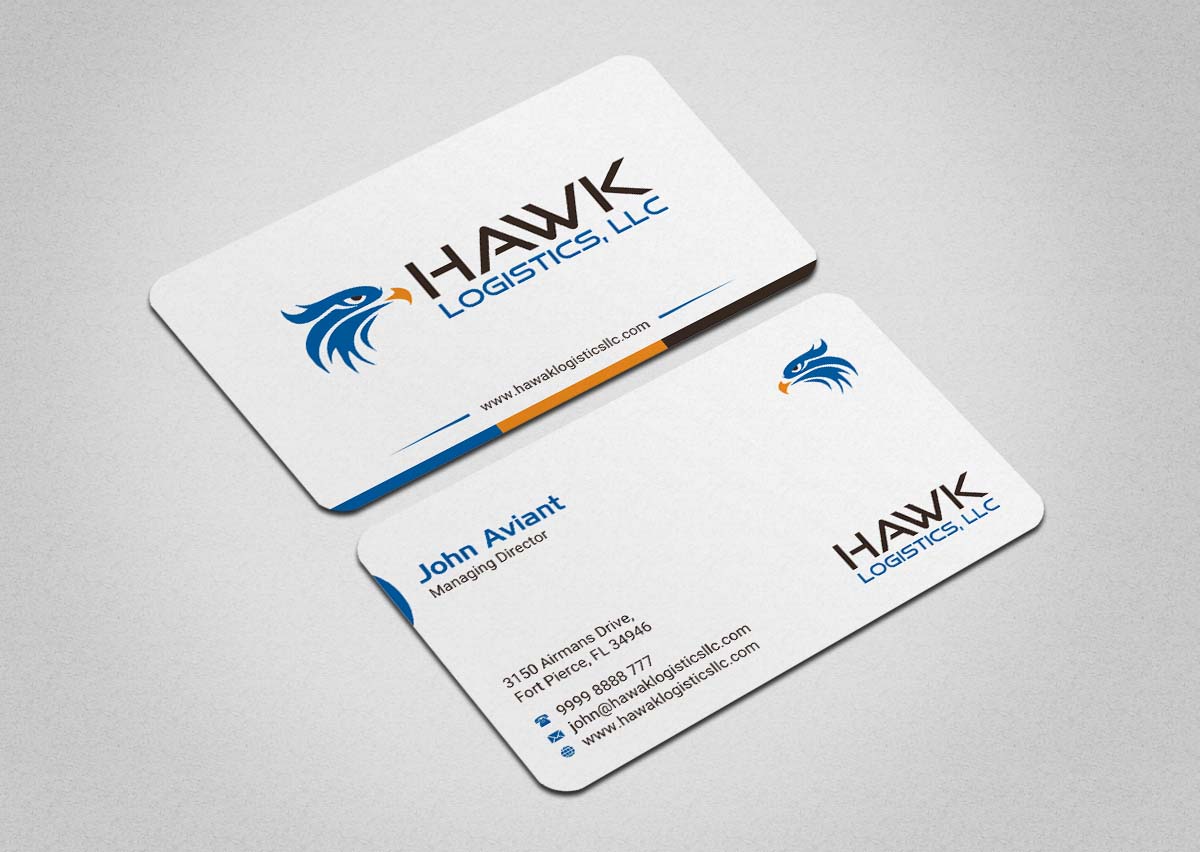 Visitenkarten-Design von INDIAN_Ashok für Hawk Logistics, LLC | Design #19735028