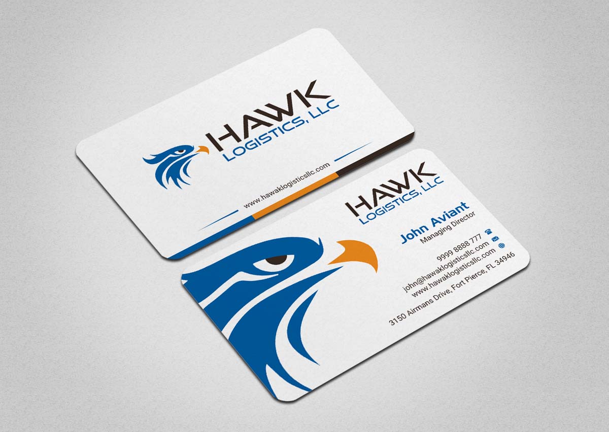 Visitenkarten-Design von INDIAN_Ashok für Hawk Logistics, LLC | Design #19735034