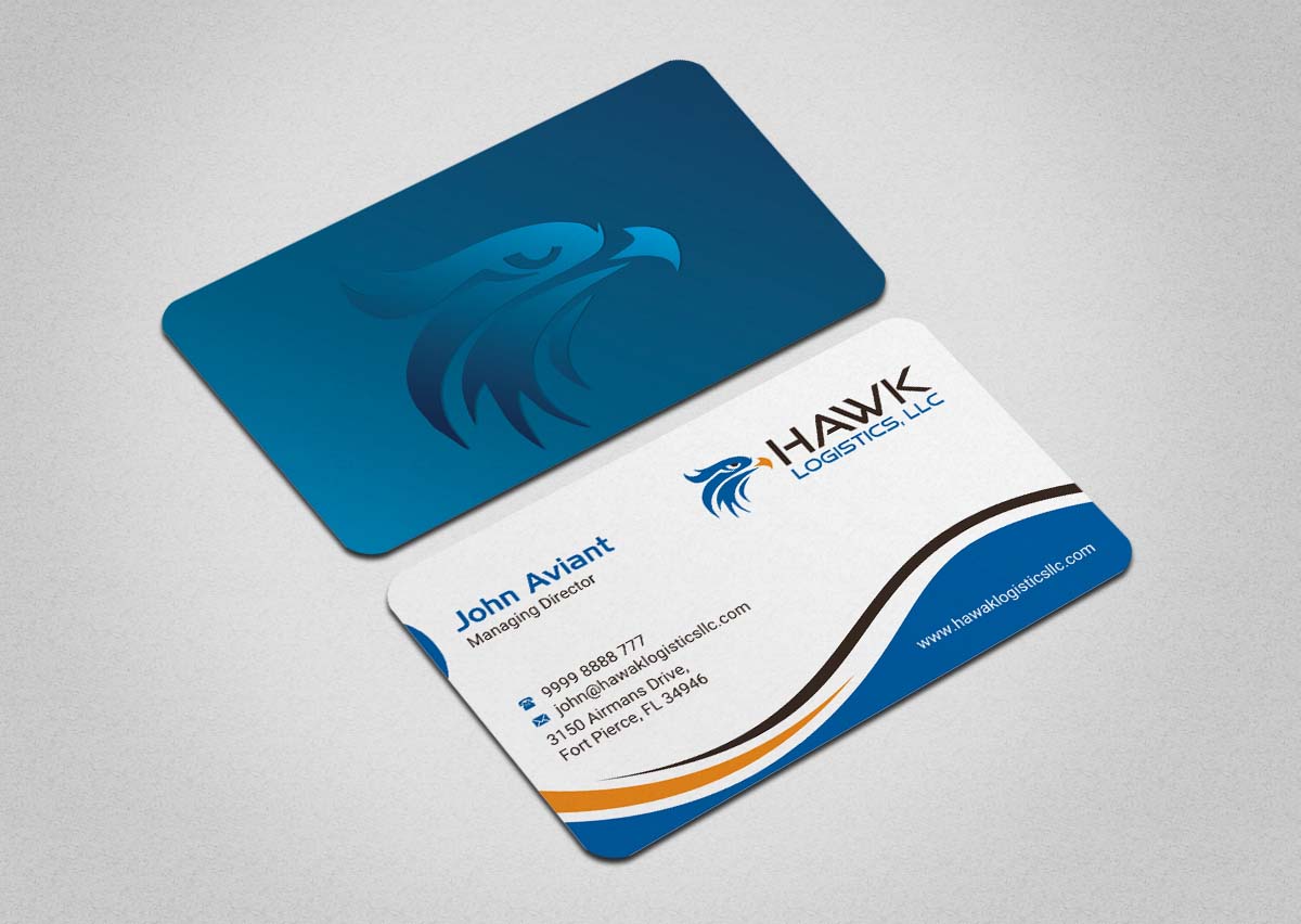 Visitenkarten-Design von INDIAN_Ashok für Hawk Logistics, LLC | Design #19735059
