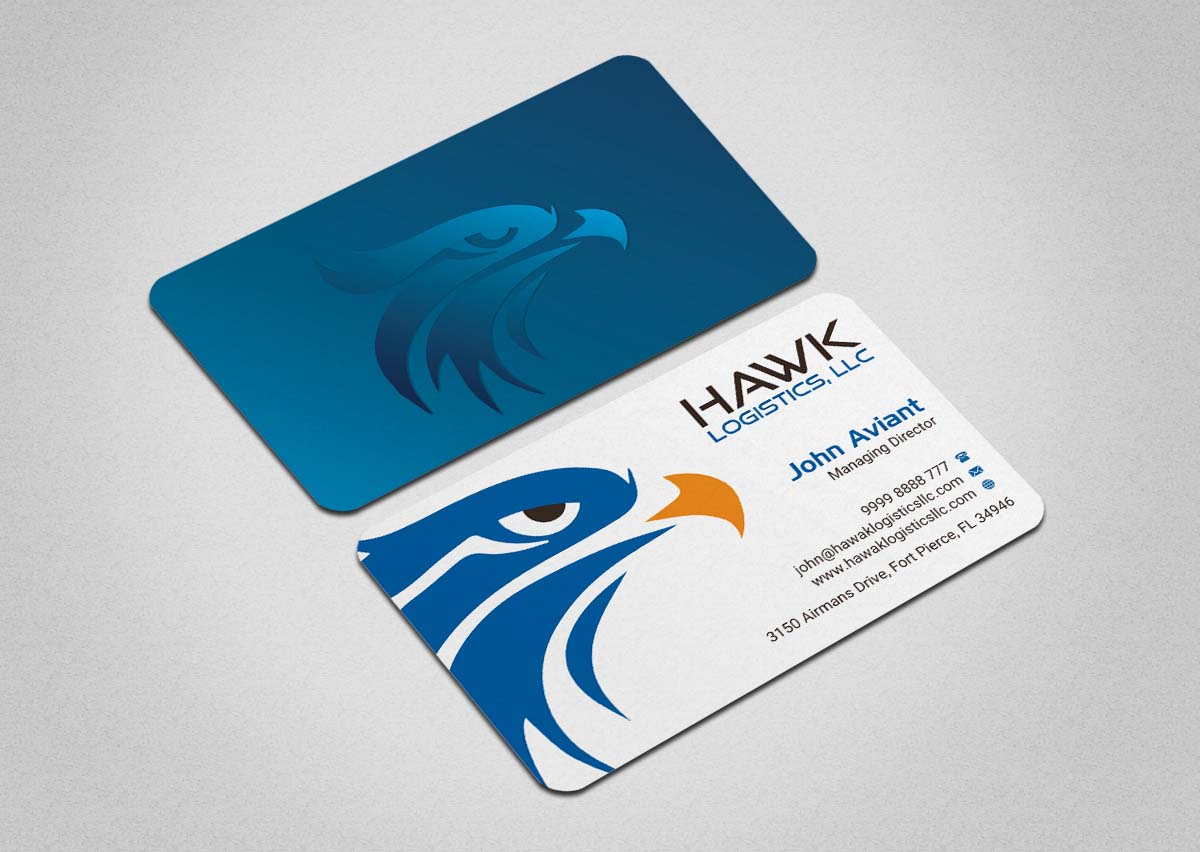 Visitenkarten-Design von INDIAN_Ashok für Hawk Logistics, LLC | Design #19735066