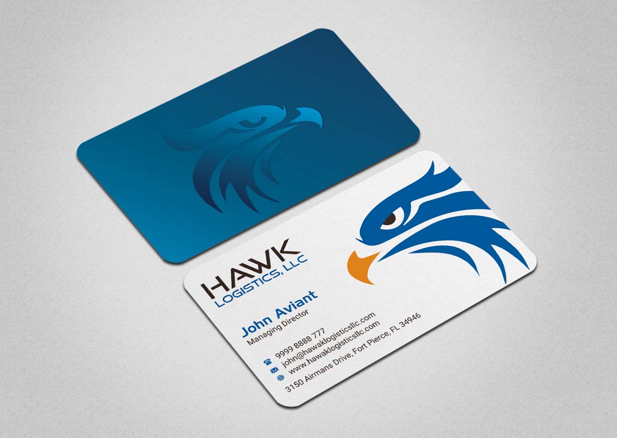Diseño de Tarjeta de Presentación por INDIAN_Ashok para Hawk Logistics, LLC | Diseño #19735069
