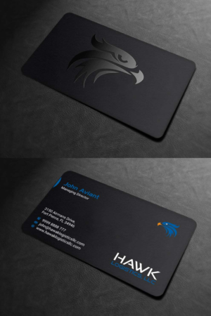 Design de Carte de Visite par INDIAN_Ashok pour Hawk Logistics, LLC | Design : #19735096