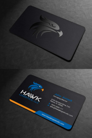 Design de Carte de Visite par INDIAN_Ashok pour Hawk Logistics, LLC | Design : #19735097