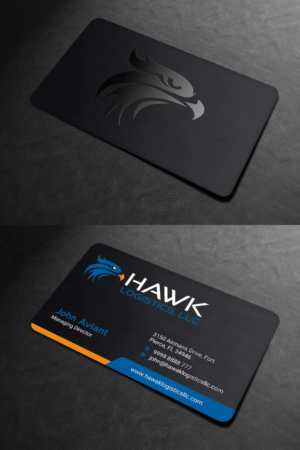Design de Carte de Visite par INDIAN_Ashok pour Hawk Logistics, LLC | Design : #19735098
