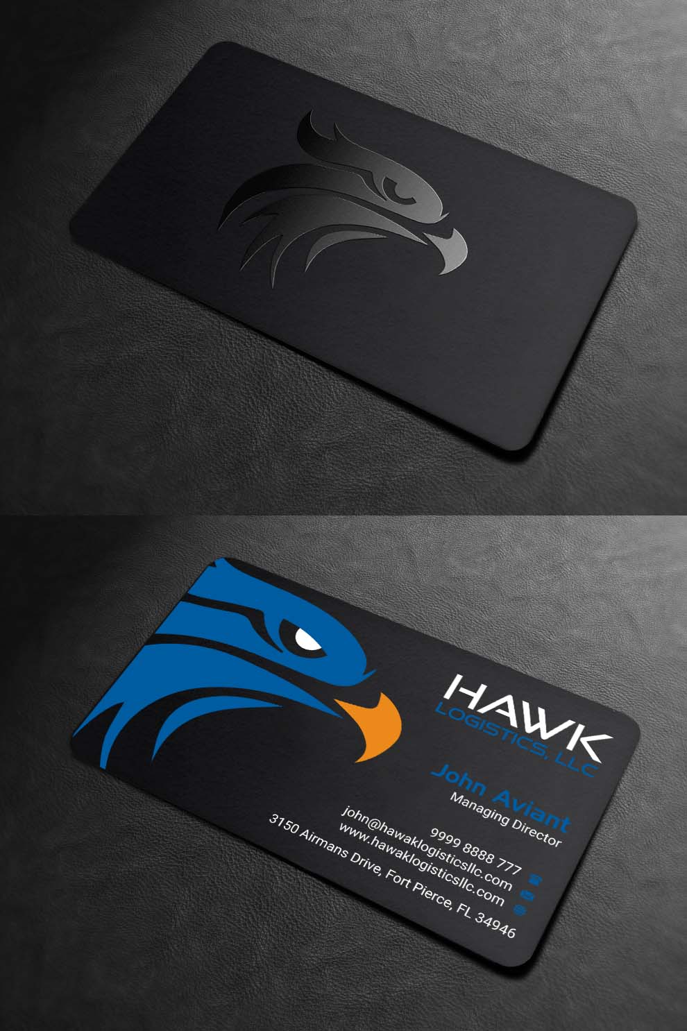 Visitenkarten-Design von INDIAN_Ashok für Hawk Logistics, LLC | Design #19735099
