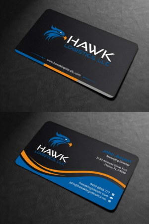 Design de Carte de Visite par INDIAN_Ashok pour Hawk Logistics, LLC | Design : #19735104