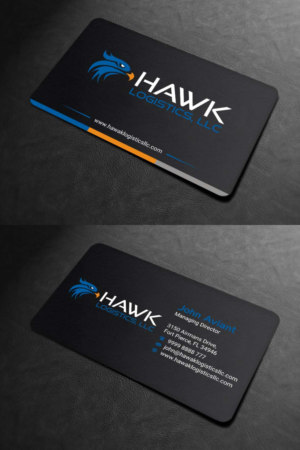 Design de Carte de Visite par INDIAN_Ashok pour Hawk Logistics, LLC | Design : #19735106