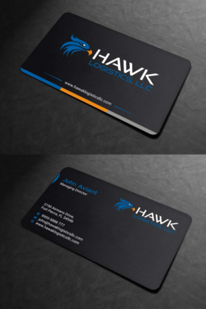 Design de Carte de Visite par INDIAN_Ashok pour Hawk Logistics, LLC | Design : #19735107