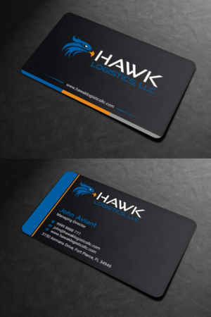 Design de Carte de Visite par INDIAN_Ashok pour Hawk Logistics, LLC | Design : #19735109