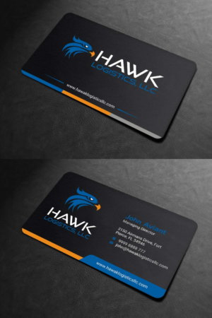 Design de Carte de Visite par INDIAN_Ashok pour Hawk Logistics, LLC | Design : #19735113