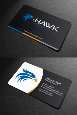 Design de Carte de Visite par INDIAN_Ashok pour Hawk Logistics, LLC | Design : #19735119
