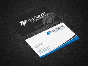Business Card Design by Pointless Pixels India for Hawk Logistics, LLC | Design: #19716208