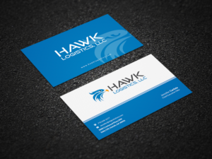 Business Card Design by Pointless Pixels India for Hawk Logistics, LLC | Design: #19716340