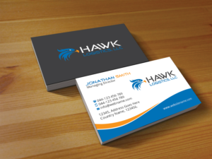 Business Card Design by Creations Box 2015 for Hawk Logistics, LLC | Design: #19735781