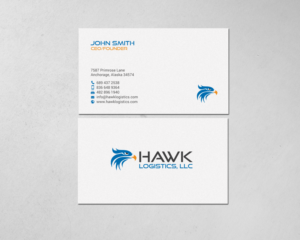 Business Card Design by chandrayaan.creative for Hawk Logistics, LLC | Design: #19727194