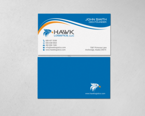Business Card Design by chandrayaan.creative for Hawk Logistics, LLC | Design: #19727201