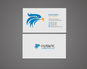 Hawk Logistics Business Card Design | Design de Carte de Visite par chandrayaan.creative
