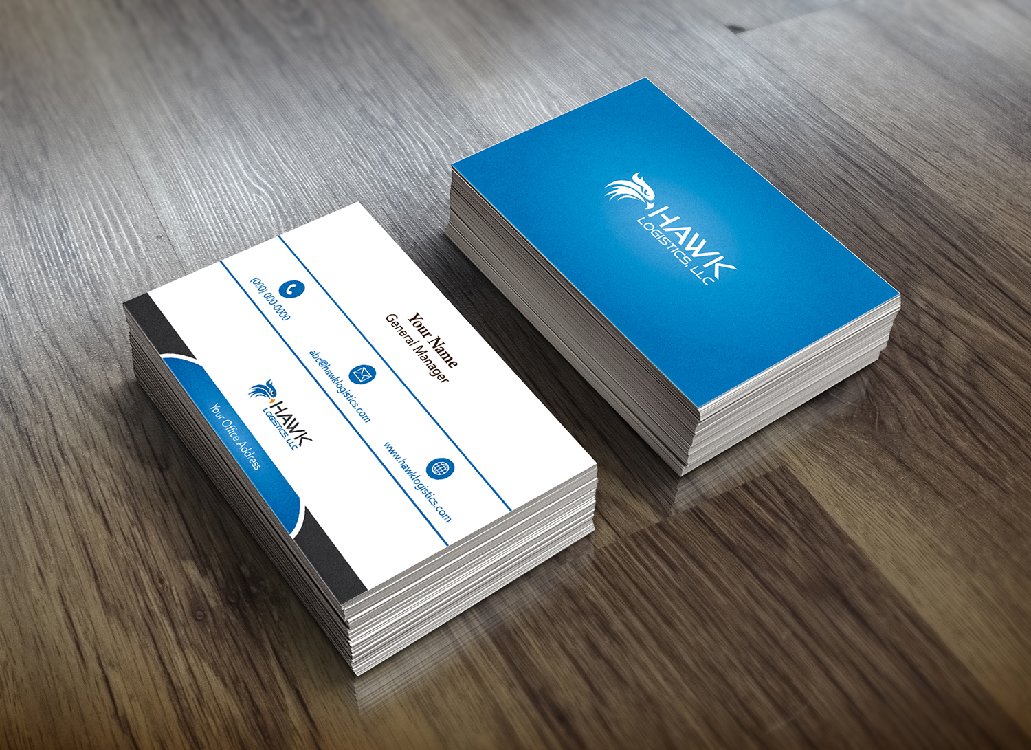 Visitenkarten-Design von dianpraditaputri für Hawk Logistics, LLC | Design #19724141