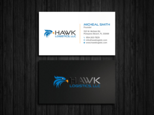 Business Card Design by Tripti Ranjan Gain for Hawk Logistics, LLC | Design: #19717114