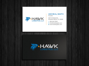 Business Card Design by Tripti Ranjan Gain for Hawk Logistics, LLC | Design: #19717116