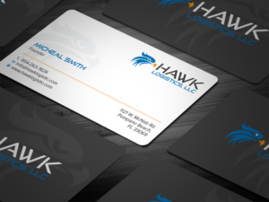 Business Card Design by Tripti Ranjan Gain for Hawk Logistics, LLC | Design: #19717124