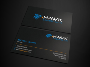 Business Card Design by Tripti Ranjan Gain for Hawk Logistics, LLC | Design: #19717128