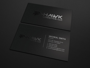 Business Card Design by Tripti Ranjan Gain for Hawk Logistics, LLC | Design: #19717164