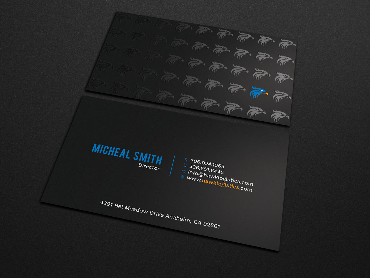 Design de Carte de Visite par Tripti Ranjan Gain pour Hawk Logistics, LLC | Design #19717178